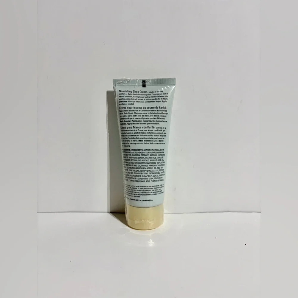 Mary Kay Satin Hands Fragrance Free Nourishing Shea Cream 3 oz 85g NEW Sealed